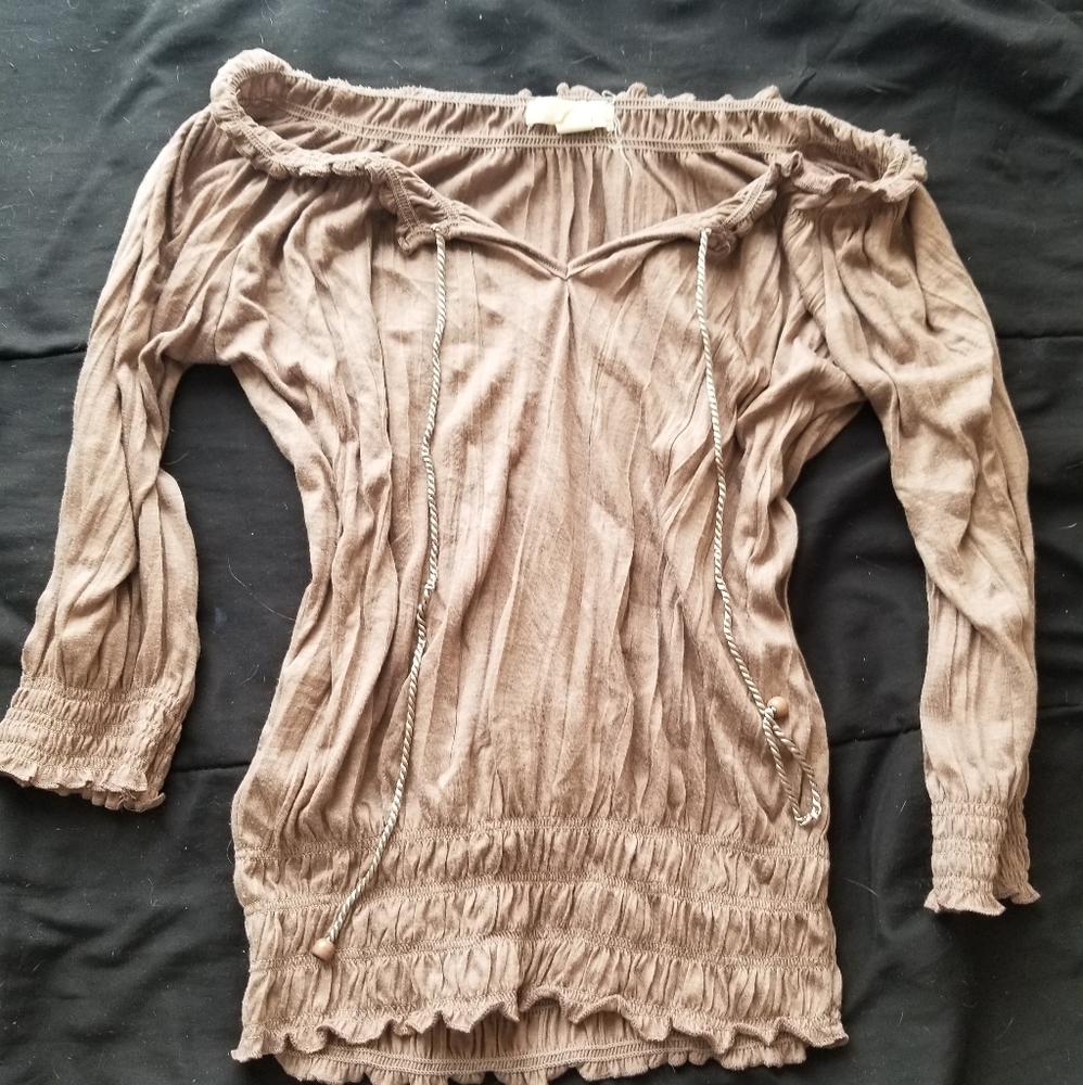 Brown blouse